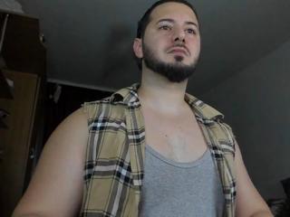 Adonis Steel — Flirt4free recorded stream screenshot (26 Jan 2025)