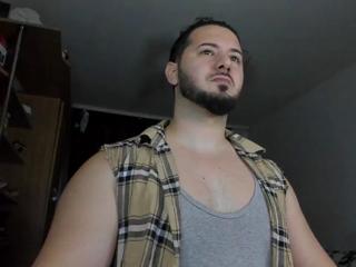 Adonis Steel — Flirt4free recorded stream screenshot (26 Jan 2025)