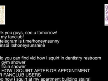 honey_sunshine — Chaturbate recorded stream image, 11.06.2025 09:10