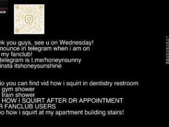 honey_sunshine — Chaturbate recorded stream image, 11.08.2025 09:20