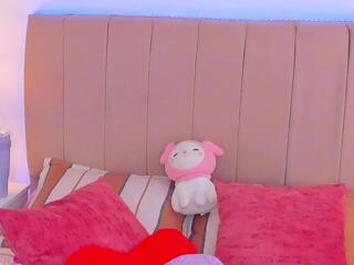 Bella Fontana — Flirt4free recorded stream screenshot (13 Aug 2025)