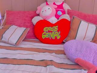 Bella Fontana — Flirt4free recorded stream screenshot (13 Aug 2025)