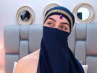 Aliah Manzur — Flirt4free recorded stream screenshot (27 Sep 2025)