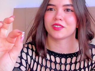 Bella Fontana — Flirt4free recorded stream screenshot (29 Sep 2025)