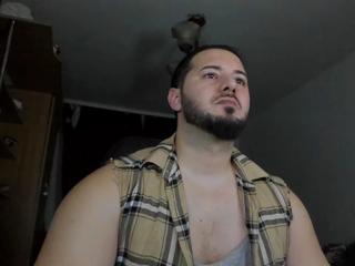 Adonis Steel — Flirt4free recorded stream screenshot (27 Jan 2025)