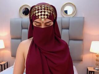 Aliah Manzur — Flirt4free recorded stream screenshot (16 Oct 2025)