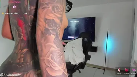 belllbonniie — Stripchat recorded stream screenshot (10 Jan 2026)