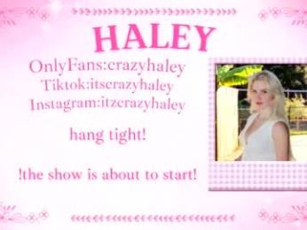 haleycrazy — Chaturbate recorded stream screenshot (12 Jan 2026)