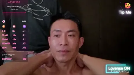 OceanCandy — Stripchat recorded stream screenshot (25 Jan 2026)