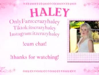 haleycrazy — Chaturbate recorded stream screenshot (28 Jan 2026)