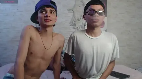 axel_milo_kairo_and_noa — Stripchat recorded stream screenshot (28 Jan 2026)