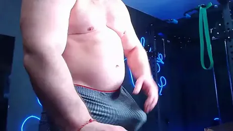 muscularjohnforuX — Stripchat recorded stream screenshot (16 Feb 2026)