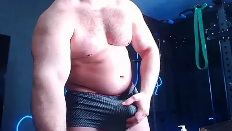 muscularjohnforuX — Stripchat recorded stream screenshot (16 Feb 2026)