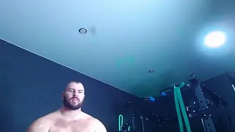 muscularjohnforuX — Stripchat recorded stream screenshot (16 Feb 2026)