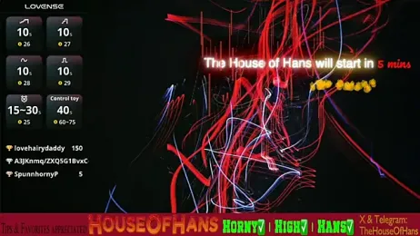 HouseOfHans — Stripchat recorded stream screenshot (19 Feb 2026)