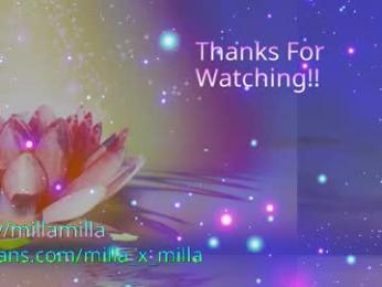 milla_milla — Chaturbate recorded stream screenshot (21 Feb 2026)