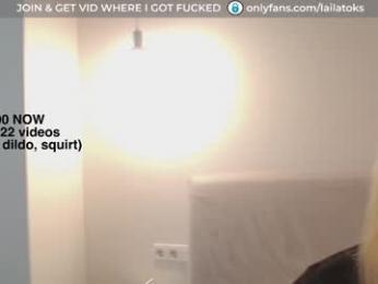 lailatoks — Chaturbate recorded stream screenshot (26 Feb 2026)