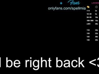 miaspell — Chaturbate recorded stream image, 15.03.2026 13:00