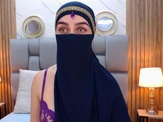 Aliah Manzur — Flirt4free recorded stream screenshot (13 Apr 2026)