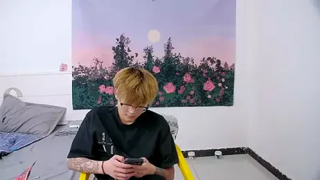 KK-cuteboy — Stripchat recorded stream screenshot (15 Apr 2026)