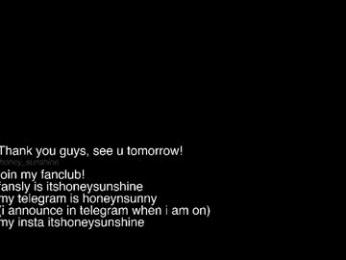 honey_sunshine — Chaturbate recorded stream image, 24.04.2026 06:20