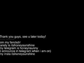 honey_sunshine — Chaturbate recorded stream image, 07.06.2026 10:30