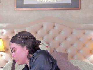 Bella Fontana — Flirt4free recorded stream screenshot (10 Mar 2025)